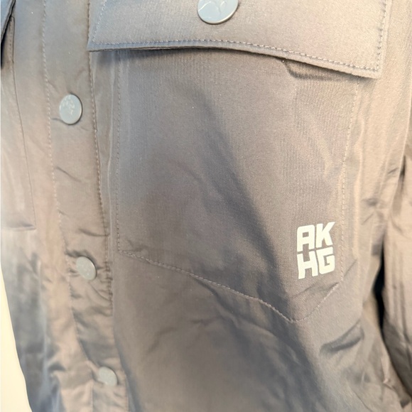 Men’s NWT Alaskan Hard Gear Livengood button up dark gray shirt jacket xl - Picture 2 of 6